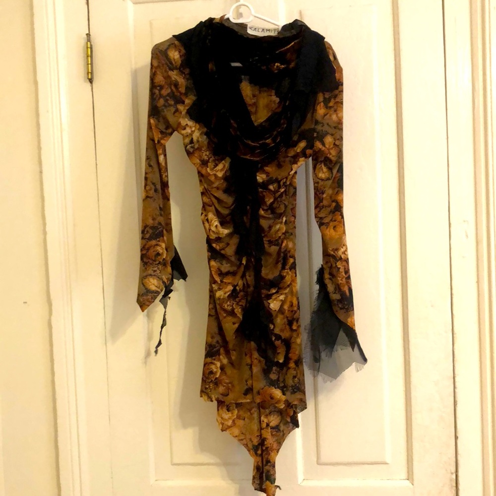 Fun and funky party dress made in New Orleans and looking for the next soirée!